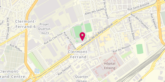 Plan de Start People, 107 avenue de la République, 63000 Clermont-Ferrand