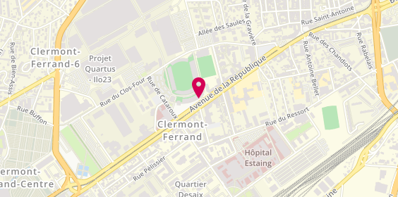 Plan de Temporis, 107 avenue de la République, 63100 Clermont-Ferrand