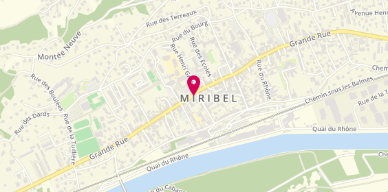 Plan de Ainterim Intérim & Recrutement - Miribel, 908 Grande Rue, 01700 Miribel