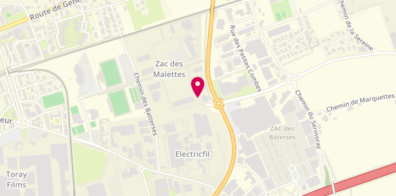 Plan de Adecco, 110 Rue du Chat Botté, 01700 Beynost