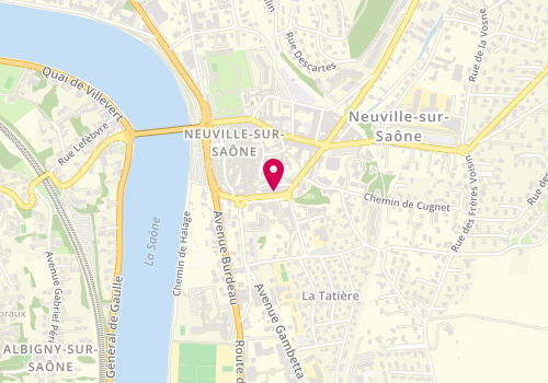 Plan de Samsic Emploi Lyon 2 - Neuville sur Saône, 15 Rue Pierre Dugelay, 69250 Neuville-sur-Saône