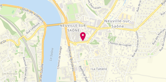 Plan de Adecco, 13 Rue Pierre Dugelay, 69250 Neuville-sur-Saône