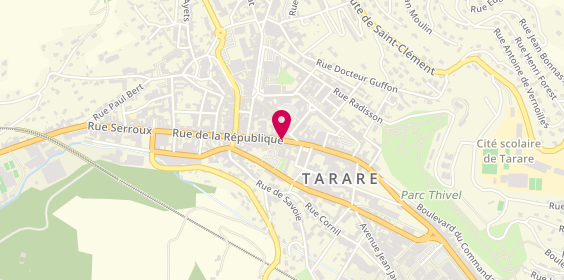 Plan de Adecco, 78 Rue République, 69170 Tarare