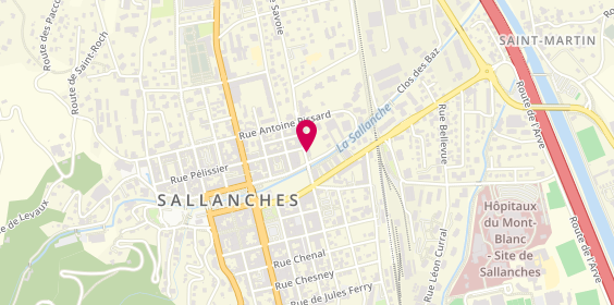 Plan de Adecco Sallanches, 78 Rue Pierre Solliard de Méribel, 74700 Sallanches