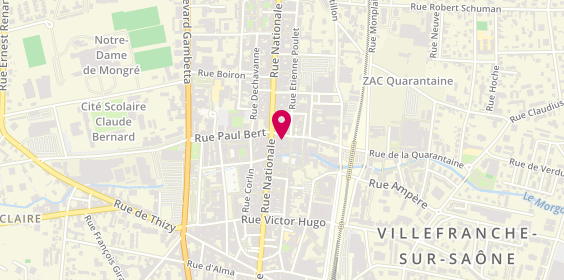 Plan de Aquila RH Villefranche-sur-Saône, 26 Rue des Fayettes, 69400 Villefranche-sur-Saône
