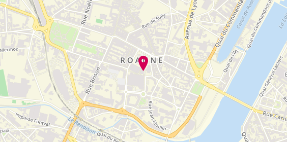Plan de Pcp Rh Roanne, 2 Rue Moliere, 42300 Roanne