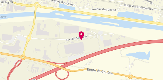 Plan de Adecco, Zone Aménagement des Bordets Est
500 Rue des Sarcelles, 74130 Bonneville