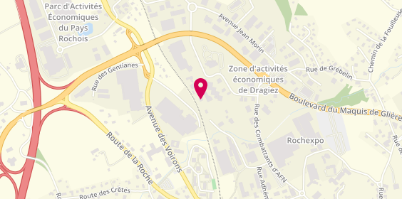 Plan de Intwee Emploi, 261 Rue Ingénieur Sansoube, 74800 La Roche-sur-Foron