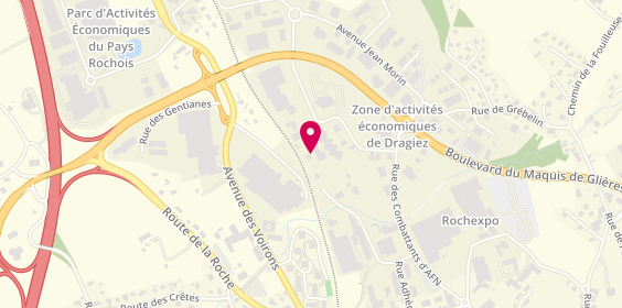 Plan de Acro Intérim, 261 Rue Ingénieur Sansoube, 74800 La Roche-sur-Foron