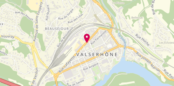 Plan de Crit Intérim, 25 Rue Lafayette, 01200 Bellegarde-sur-Valserine