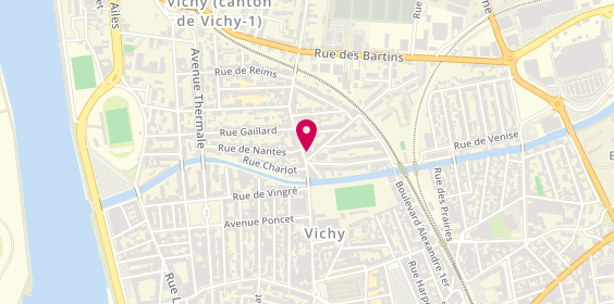 Plan de ATOUT, 138 Rue Jean Jaurès, 03200 Vichy