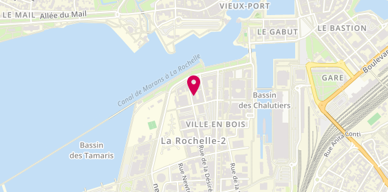 Plan de Rm Intérim, 3 Rue de la Désirée, 17000 La Rochelle