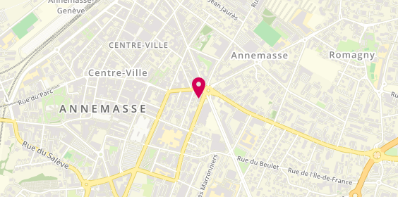 Plan de Temporis Consulting, 2 Rue Aristide Briand, 74100 Annemasse