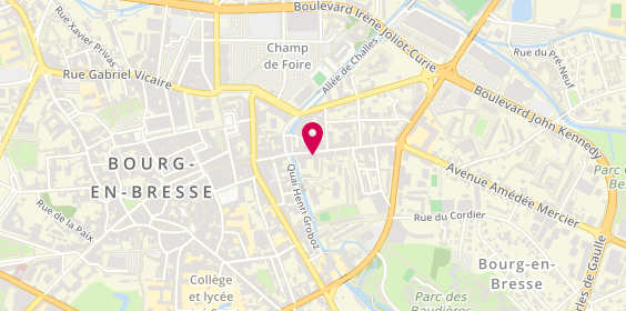 Plan de Crit Bourg-en-Bresse, 24 Rue Charles Robin, 01000 Bourg-en-Bresse