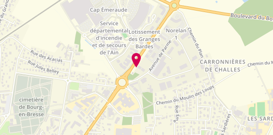 Plan de Adéquat Intérim, 131 avenue de Parme, 01000 Bourg-en-Bresse