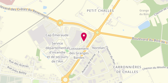 Plan de Start People, 220 avenue des Granges Bardes, 01000 Bourg-en-Bresse