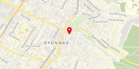 Plan de Aintérim Intérim & Recrutement - Oyonnax, 11 Rue Vandel, 01100 Oyonnax