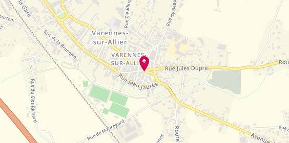 Plan de Auvergne Emplois, 8 place du Champ de Mars, 03150 Varennes-sur-Allier