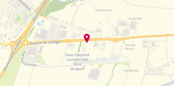 Plan de Actual l'Agencemploi, 552 avenue de Limoges, 79000 Niort