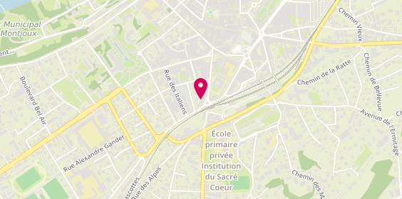 Plan de Intwee Emploi, 21 Rue de l'Hôtel Dieu, 74200 Thonon-les-Bains