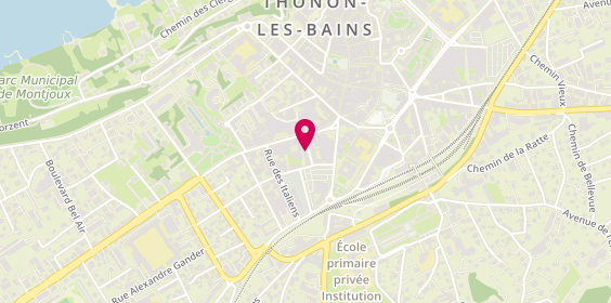 Plan de Actual l'Agencemploi, 5 Rue François Morel, 74200 Thonon-les-Bains