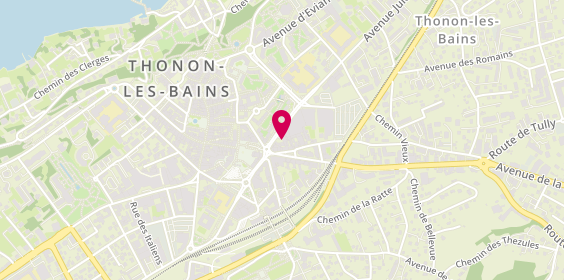 Plan de Adéquat Intérim, 5 avenue Jules Ferry, 74200 Thonon-les-Bains