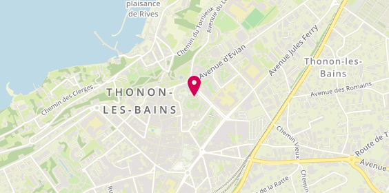 Plan de Adecco, 7 avenue Saint-François de Sales, 74200 Thonon-les-Bains