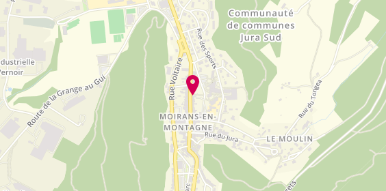 Plan de Manpower Moirans-en-Montagne, 27 Rue Roussin, 39260 Moirans-en-Montagne