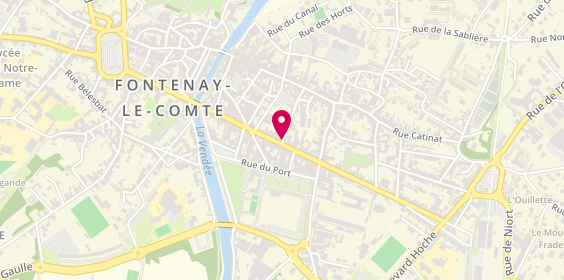 Plan de BEST Interim Élite - Agence Fontenay, 51 Rue de la République, 85200 Fontenay-le-Comte