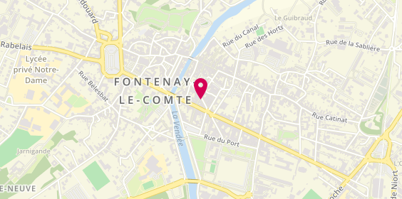 Plan de Adecco Fontenay le Comte, Pass. De l'Industrie, 85200 Fontenay-le-Comte