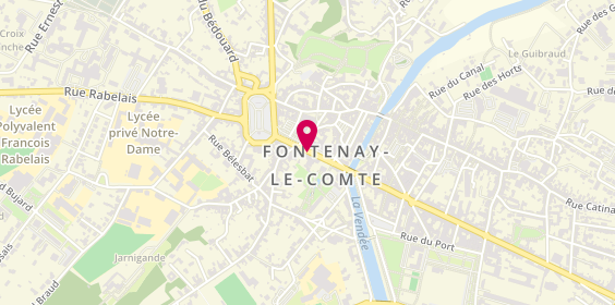 Plan de Start People, 13 Rue Georges Clemenceau, 85200 Fontenay-le-Comte