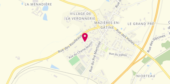 Plan de Association Intermédiaire, Rue Menardiere, 79310 Mazières-en-Gâtine