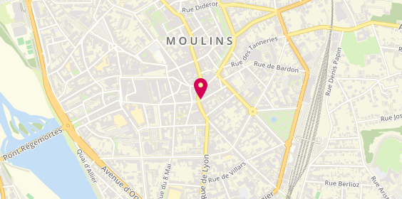 Plan de Chronos Moulins, 6 Rue du 4 Septembre, 03000 Moulins