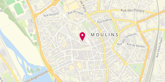 Plan de Manpower Moulins, 4 Rue des Jardins Bas, 03000 Moulins