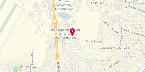 Plan de Randstad, Rond Point de l'Aeroport
6 Rue Bessie Coleman, 86000 Poitiers