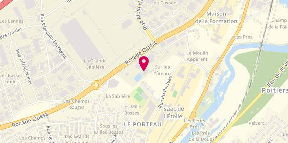 Plan de Interaction, 144 Rue de la Grange Saint-Pierre, 86000 Poitiers