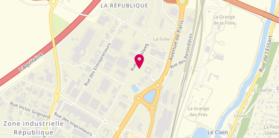 Plan de Lhh Recruitment Solutions, 18 Rue Sophie Germain 2ème Étage, 86000 Poitiers