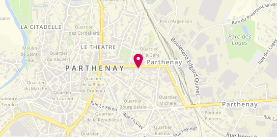 Plan de Chronos Nterim, 50 avenue du Général de Gaulle, 79200 Parthenay