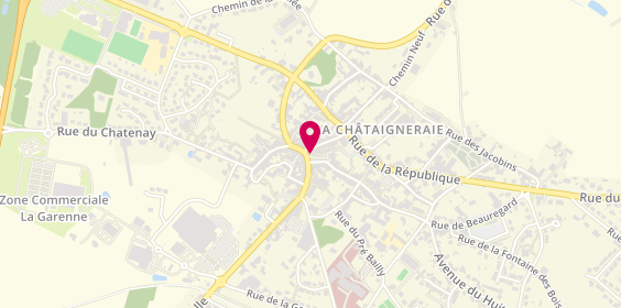 Plan de Agence intérim Synergie la Chataigneraie, 3 Rue Félix Lionnet, 85120 La Châtaigneraie