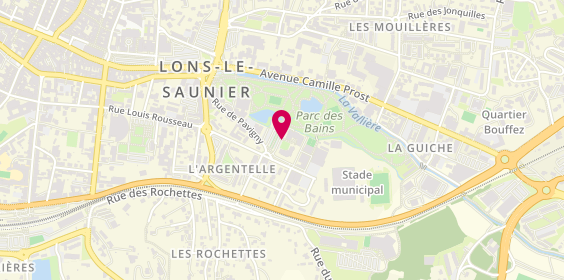 Plan de Start People, 11 Bis avenue du Stade Municipal, 39000 Lons-le-Saunier