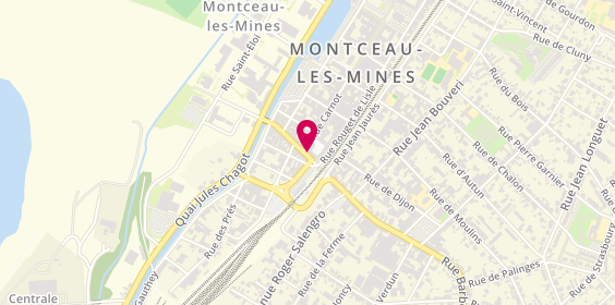 Plan de Motiv Interim, 25 Rue des Oiseaux, 71300 Montceau-les-Mines