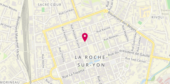 Plan de Chronos Interim, 5 Rue du Maréchal Foch, 85000 La Roche-sur-Yon