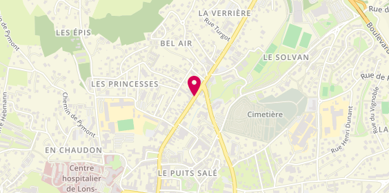 Plan de Sup'Intérim, 175 Route de Besançon, 39000 Lons-le-Saunier