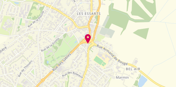 Plan de Abalone Agence d'Emplois Les Essarts, 8 Rue Saint-Michel, 85140 Essarts-en-Bocage