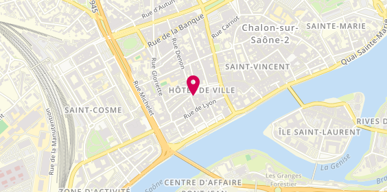 Plan de R Interim, 13 Place de l'Hotel de Ville, 71100 Chalon-sur-Saône