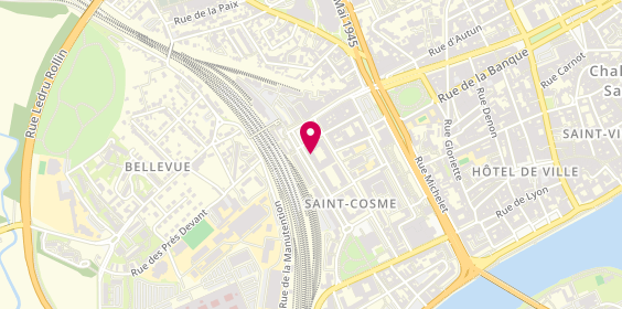 Plan de Crit Chalon-Sur-Saône, 28 avenue Georges Pompidou, 71100 Chalon-sur-Saône