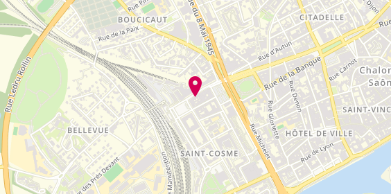 Plan de SUP Interim, 13 avenue Jean Jaurès, 71100 Chalon-sur-Saône