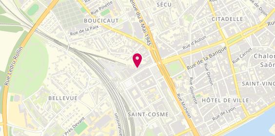 Plan de Phenix Emploi, 18 avenue Jean Jaurès, 71100 Chalon-sur-Saône