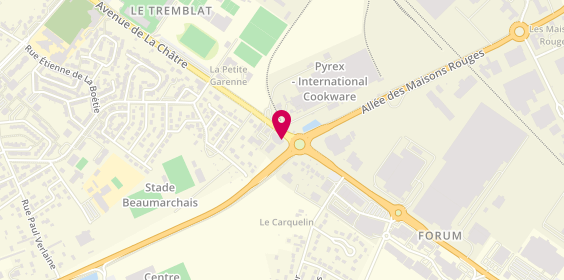 Plan de Adecco, 388 avenue de la Châtre, 36000 Châteauroux