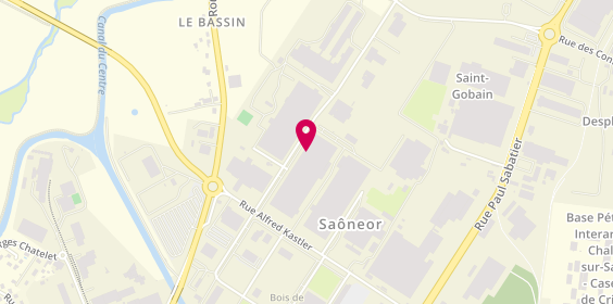 Plan de ID'EES INTERIM - Agence de Chalon-sur-Saône, 6-8 Rue de l'Argentique, 71530 Fragnes-La Loyère